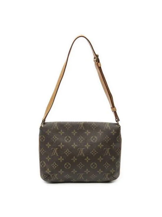 Louis Vuitton Musette Tango Brown Monogram Canvas Shoulder Bag - Picture 5 of 10